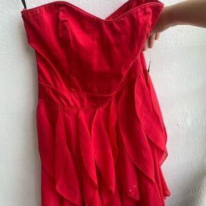 Y2K, French Connection Strapless Red Dress Y2K !